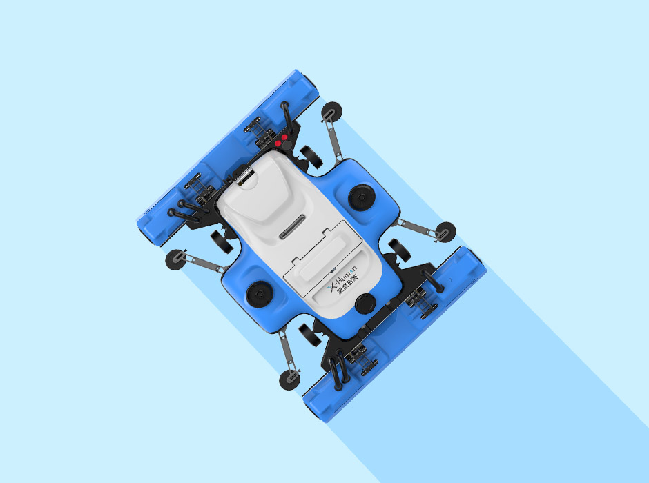 凌空 K3高空平面幕墙清洗机器人 